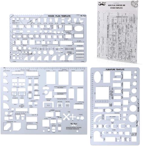 sheet metal template|1 8 scale drafting templates.